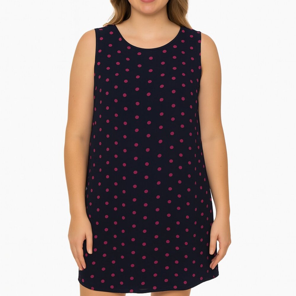 Adrienne Vittadini Polka Dot Shift Dress